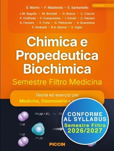 Chimica e propedeutica biochimica. Semestre filtro medicina