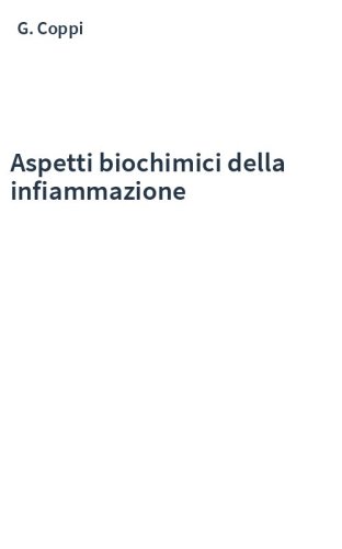 Aspetti biochimici della infiammazione