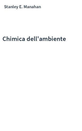 Chimica dell'ambiente