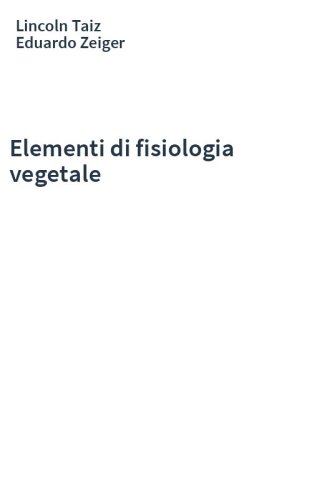 Elementi di fisiologia vegetale