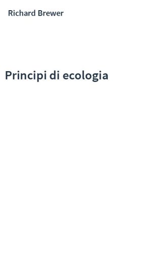 Principi di ecologia