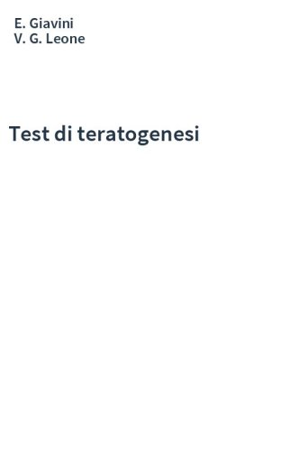 Test di teratogenesi