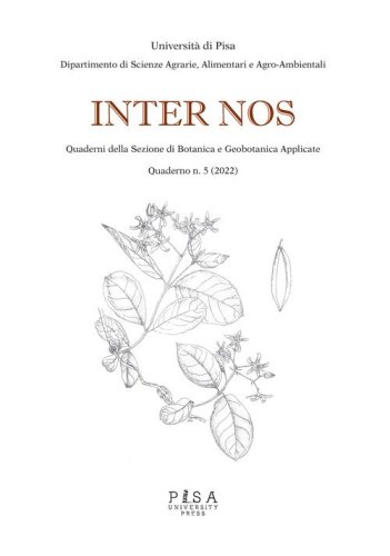 Inter nos. Quaderni della sezione di botanica e geobotanica applicate