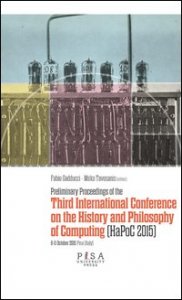 Preliminary proceedings of the Third International Conference on the history and philosophy of computing