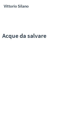 Acque da salvare