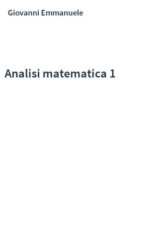 Analisi matematica 1