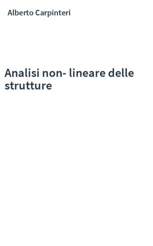 Analisi non-lineare delle strutture