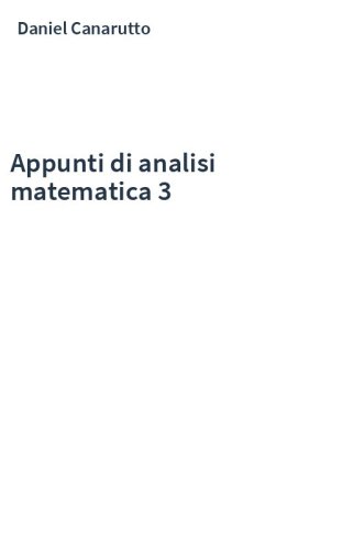 Appunti di analisi matematica 3