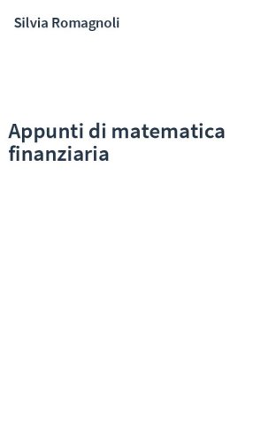 Appunti di matematica finanziaria