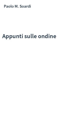 Appunti sulle ondine