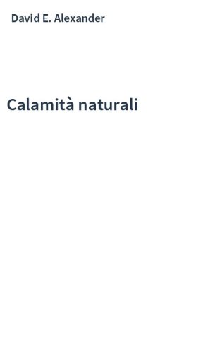Calamità naturali