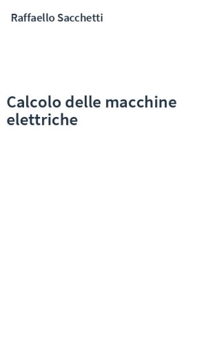 Calcolo delle macchine elettriche