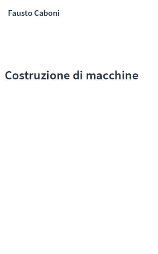 Costruzione di macchine