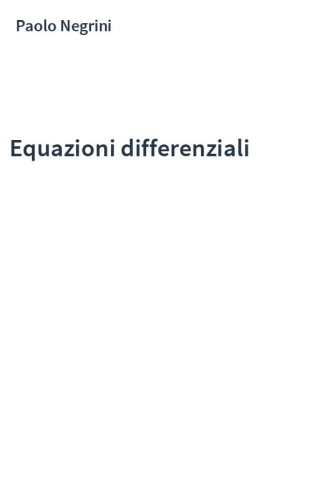 Equazioni differenziali