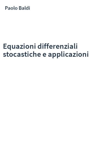 Equazioni differenziali stocastiche e applicazioni