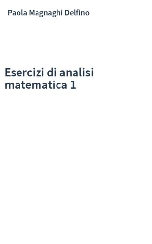 Esercizi di analisi matematica 1