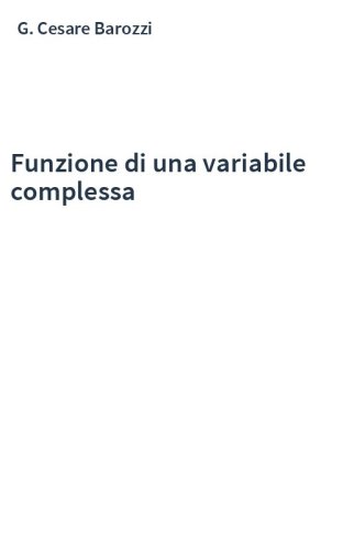 Funzione di una variabile complessa