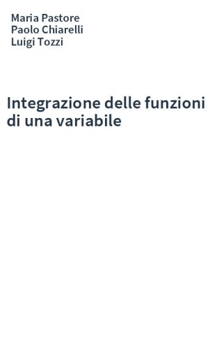 Integrazione delle funzioni di una variabile
