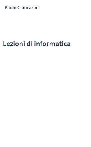 Lezioni di informatica