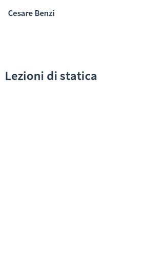 Lezioni di statica