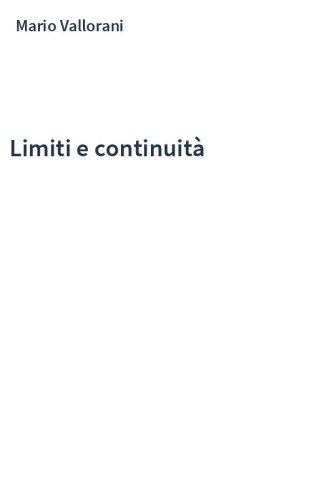 Limiti e continuità