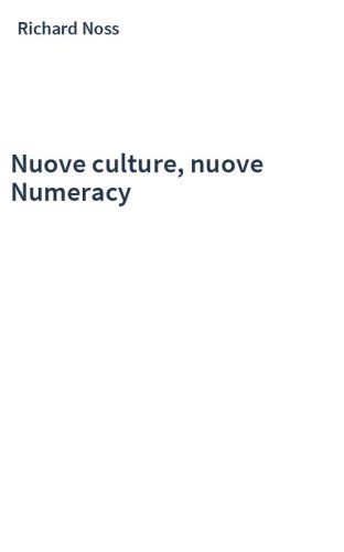 Nuove culture, nuove Numeracy