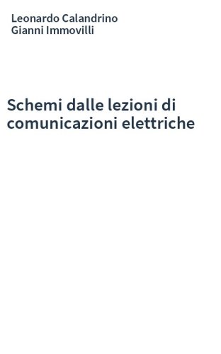 Schemi dalle lezioni di comunicazioni elettriche