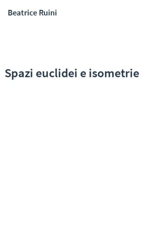 Spazi euclidei e isometrie