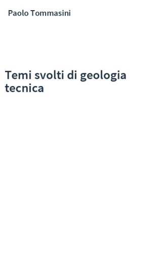 Temi svolti di geologia tecnica