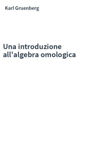 Una introduzione all'algebra omologica