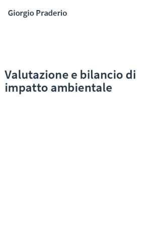 Valutazione e bilancio di impatto ambientale