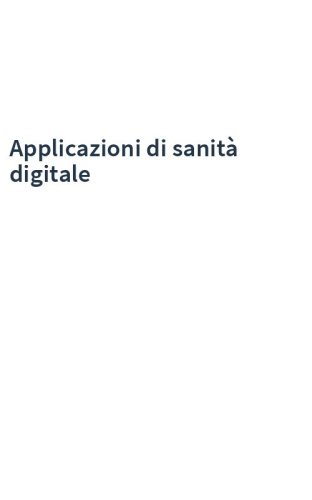 Applicazioni di sanità digitale