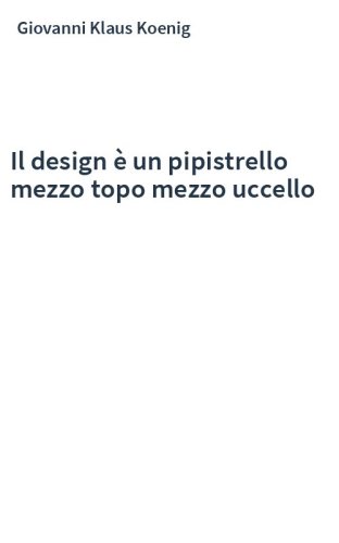 Il design è un pipistrello mezzo topo mezzo uccello