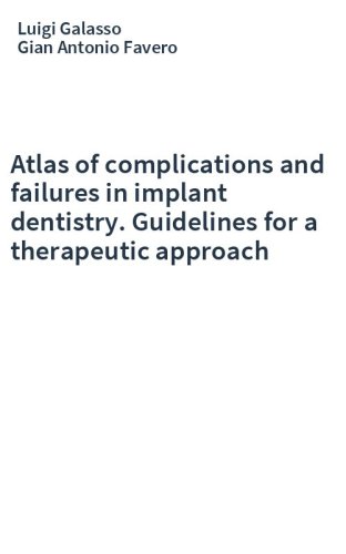 Atlas of complications and failures in implant dentistry. Guidelines for a therapeutic approach