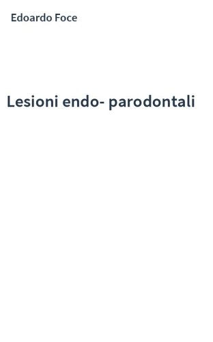 Lesioni endo-parodontali