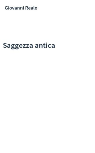 Saggezza antica