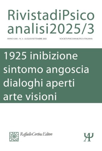 Rivista di psicoanalisi 2025/3