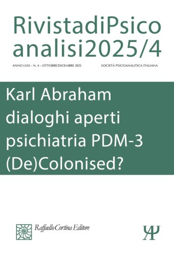 Rivista di psicoanalisi 2025/4