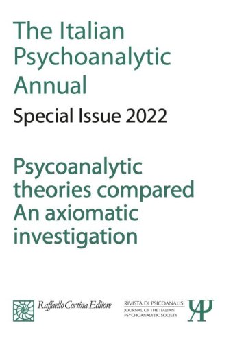 The Italian Psychoanalytic Annual. Special issue 2022.