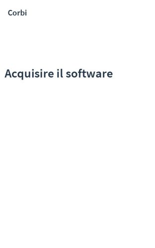Acquisire il software