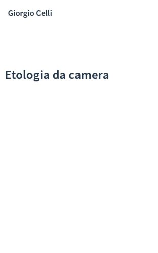 Etologia da camera