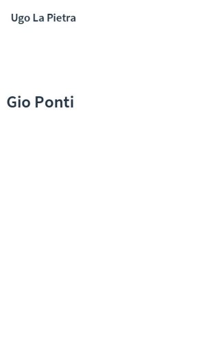 Gio Ponti
