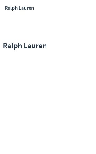 Ralph Lauren