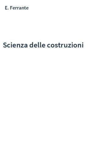 Scienza delle costruzioni