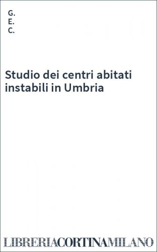 Studio dei centri abitati instabili in Umbria