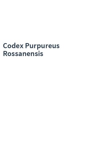 Codex Purpureus Rossanensis