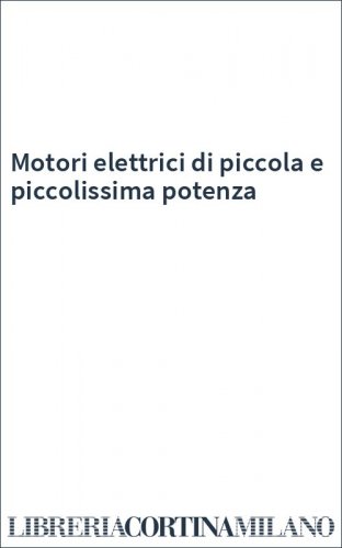 Motori elettrici di piccola e piccolissima potenza