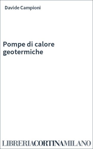 Pompe di calore geotermiche