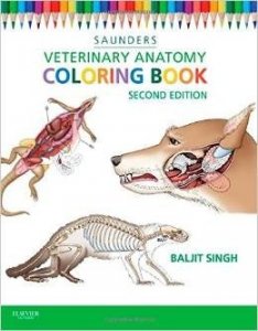 Saunders Veterinary Anatomy Coloring Book