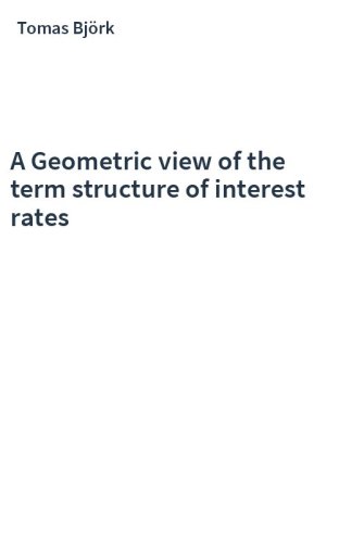 A Geometric view of the term structure of interest rates